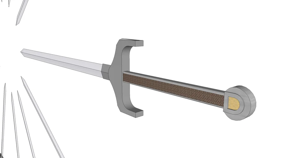 Sword Set - Sketchup Challenge 258