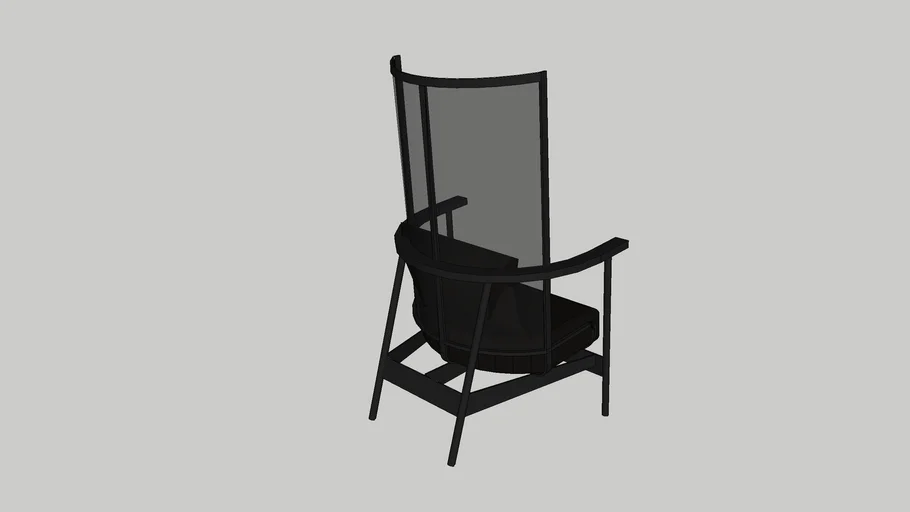 Wingman Lounge Chair – Black