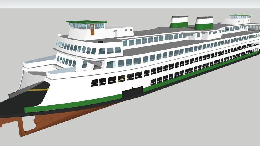 Washington State Ferries Super Class vessel (works in progress)