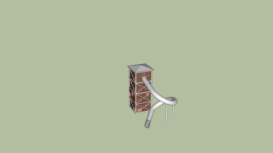 Çocuk Oyun Alanı Kule Kaydırak / Children Playground Tower