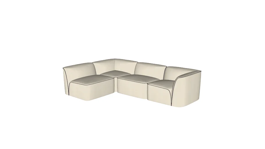 WOUD Flora module cornersofa