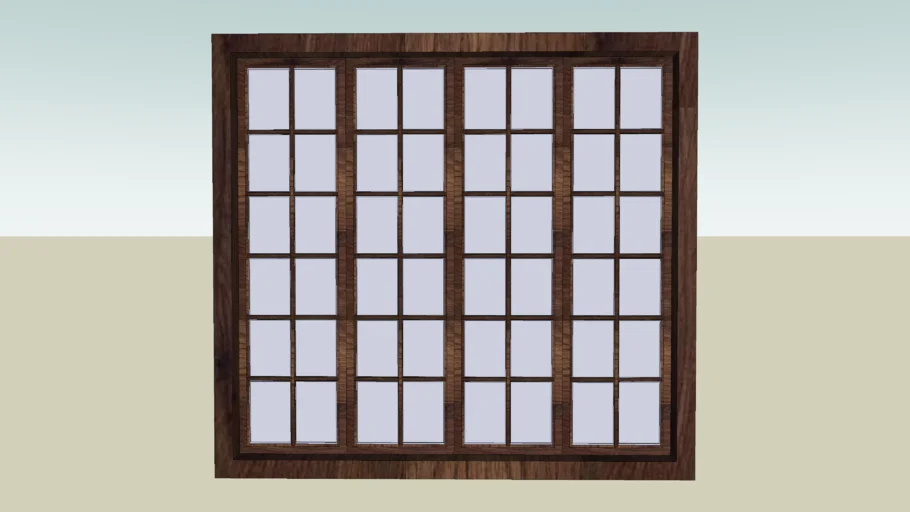 4-PANEL FRENCH WINDOW