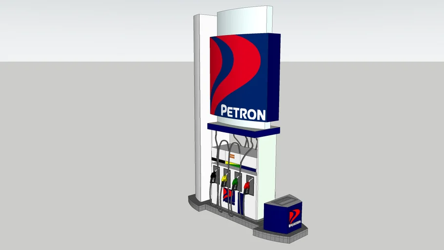 Petron Gas Station Pumping Oil