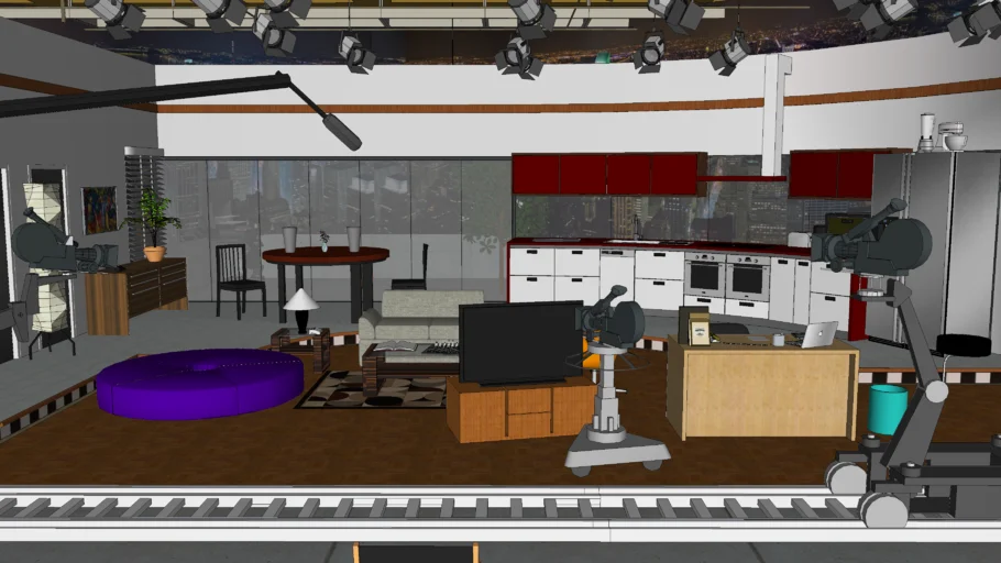 Concept TV Sitcom Set