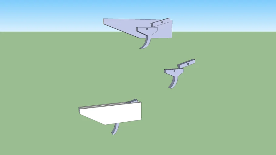 Simple trigger sear mechanism