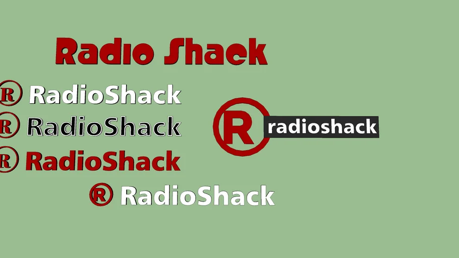 RadioShack Logo Signs