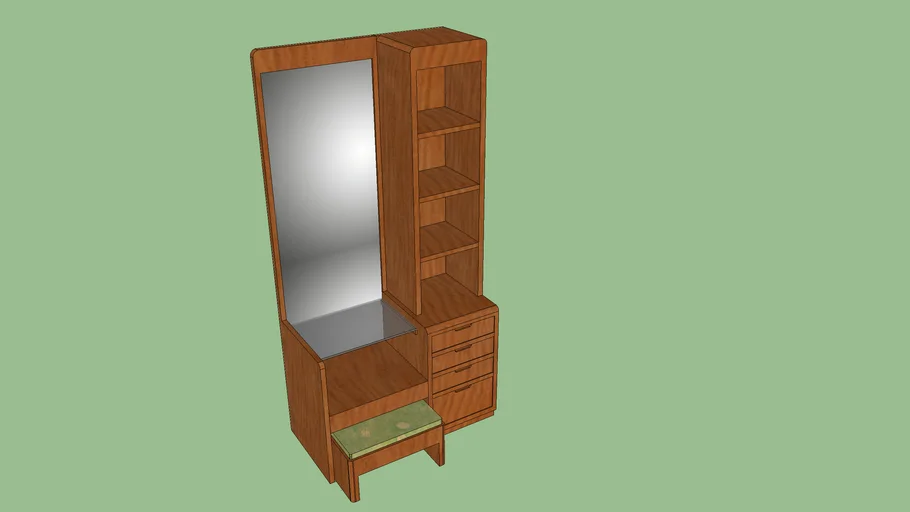 zen vanity desk