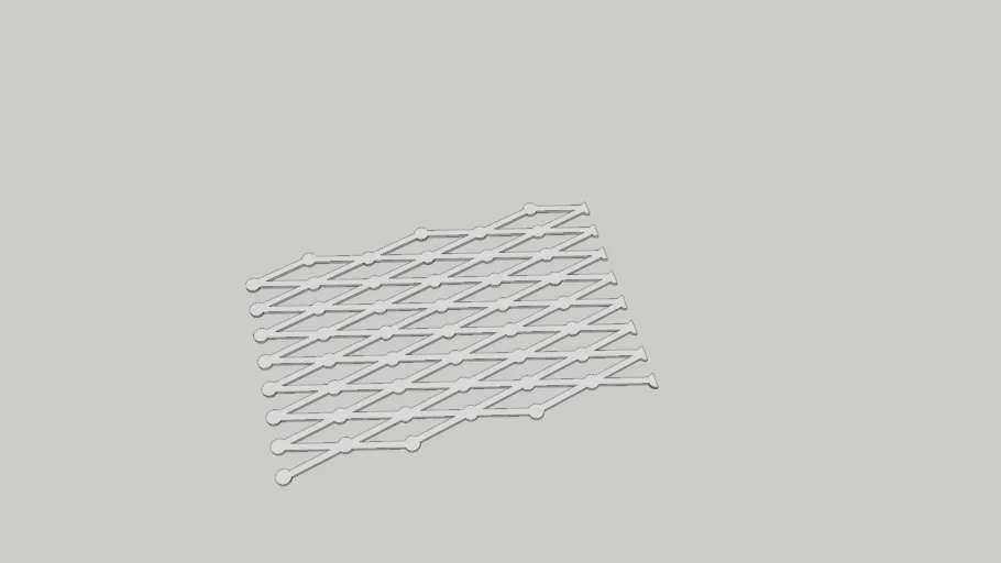 Diamond mesh steel Grate