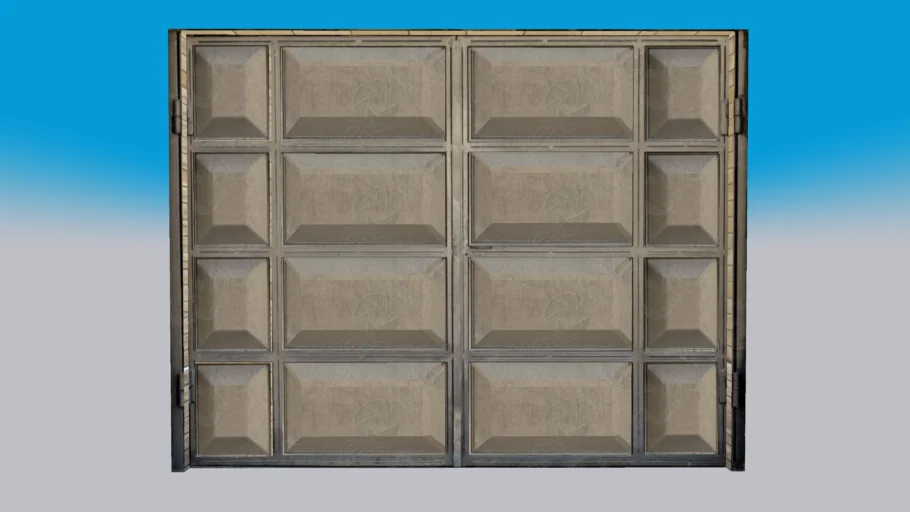 #Door Gate Portão de Garagem Madeira Maciça