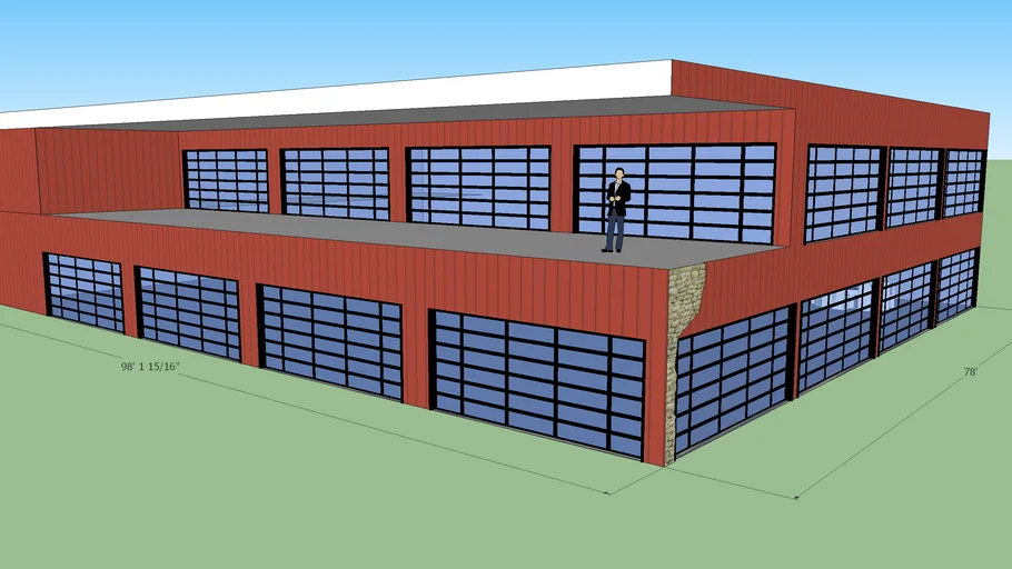 square building | 3D Warehouse