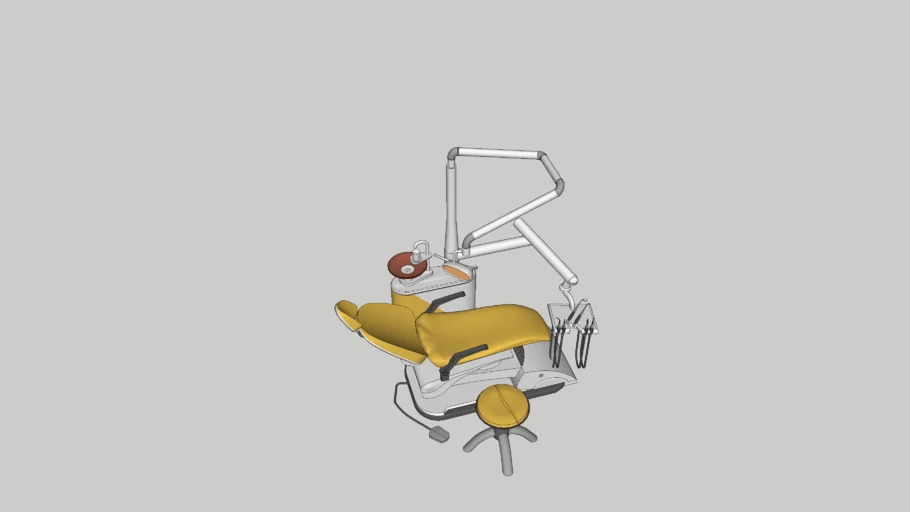 dental sillon dentista / Lineas 3D