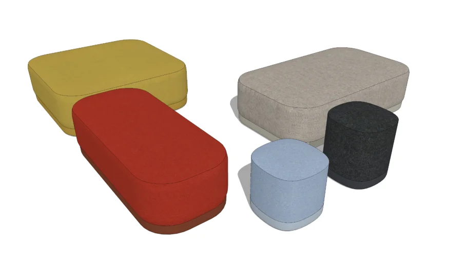 ENEA - Puck pouf by Estudi Manel Molina