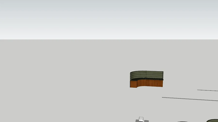 curved booth