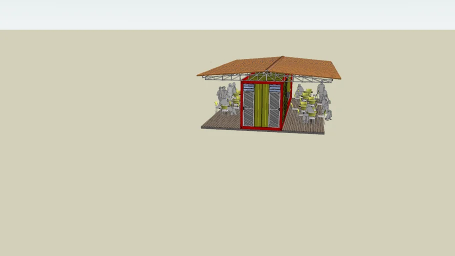 Casa Conteiner "Habitar Lanchonete"