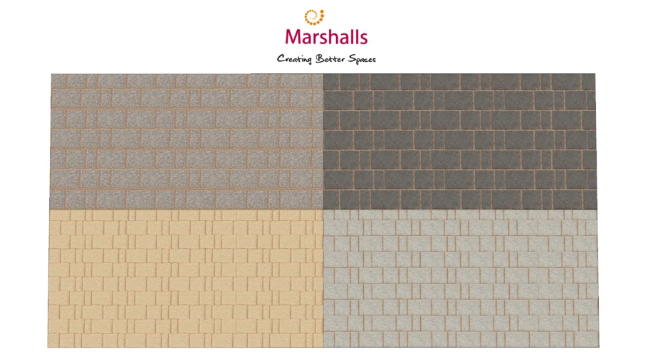 Marshalls Mistral Textured Granite Sett Paving