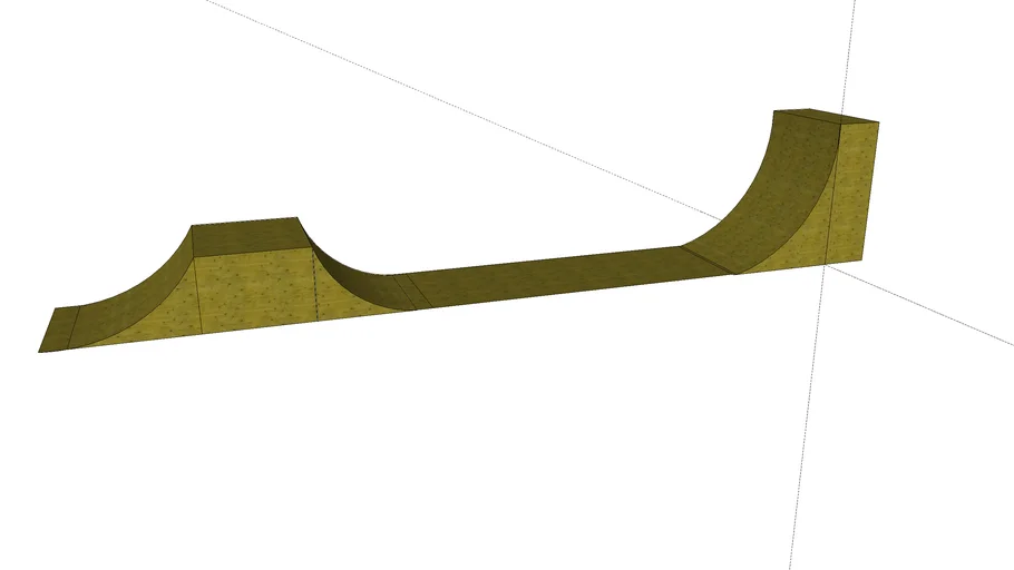 Halfpipe with A table Top | 3D Warehouse
