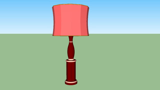 Mid Century Colonial Style Table Lamp