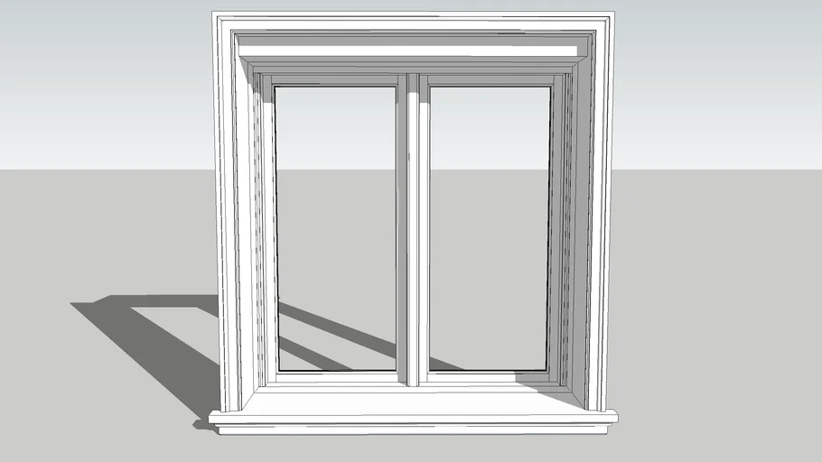 Window, Detailed interior window, 1927