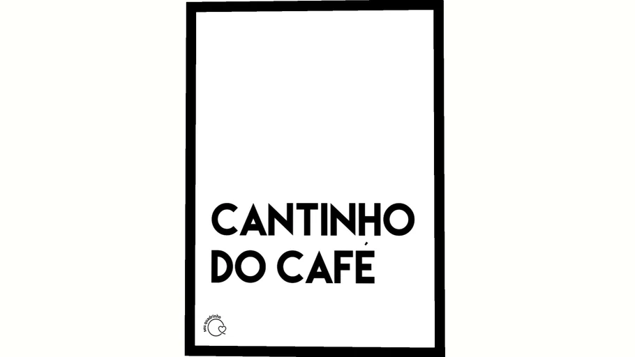 Seu Quadrinho - Quadro Cantinho do Café