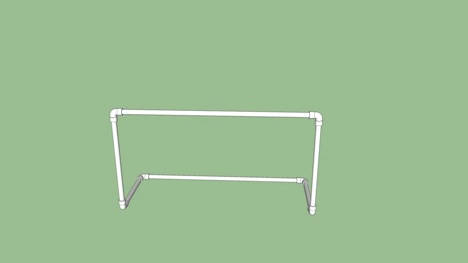 Portería de tubos PVC