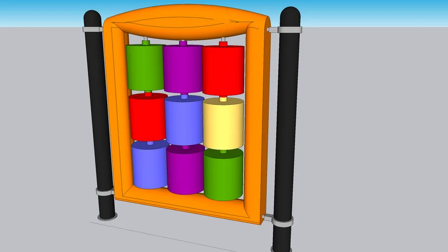 Juego infantil - panel didactico - Tablero -playground furniture