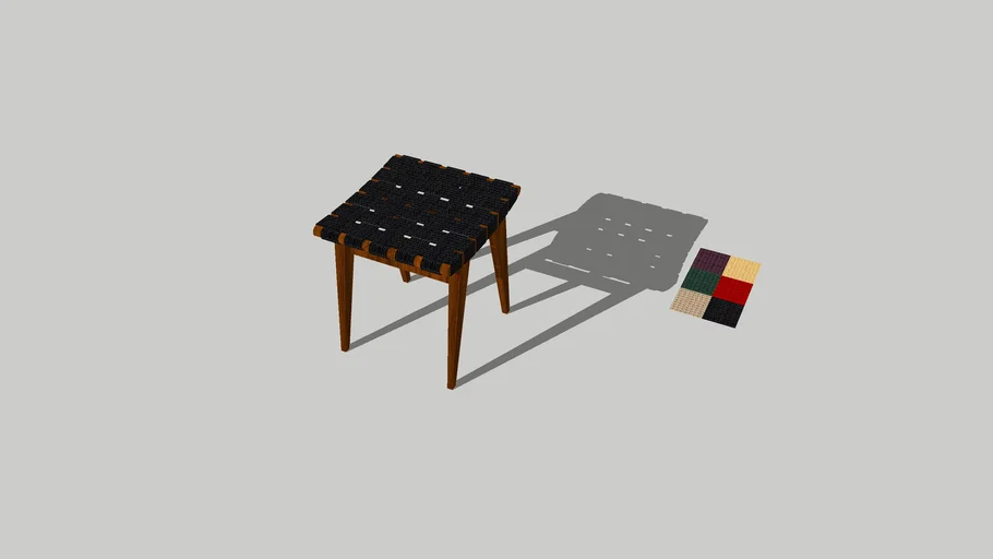 Risom Stool 