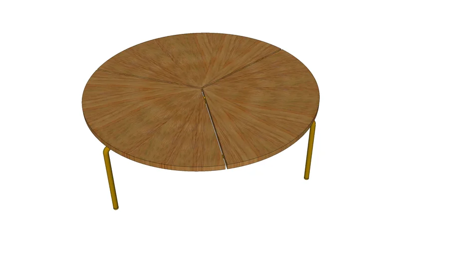 CB-361 Circular Coffee Table Teak