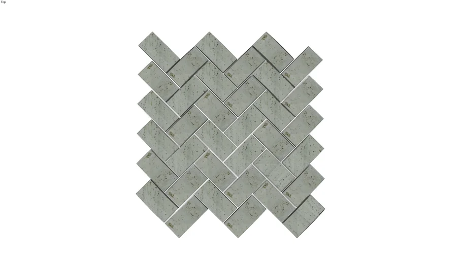 MOSAICO DE MARMORE - Tresser Travertino Romano