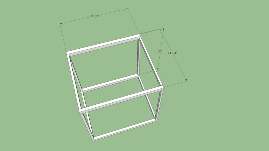 60 Cube Metal Stand
