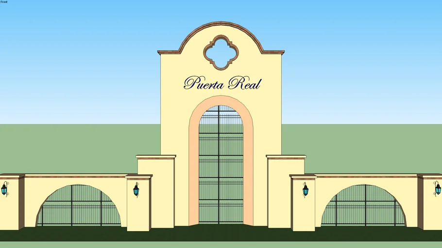 ACCESO PUERTA REAL RESIDENCIAL 