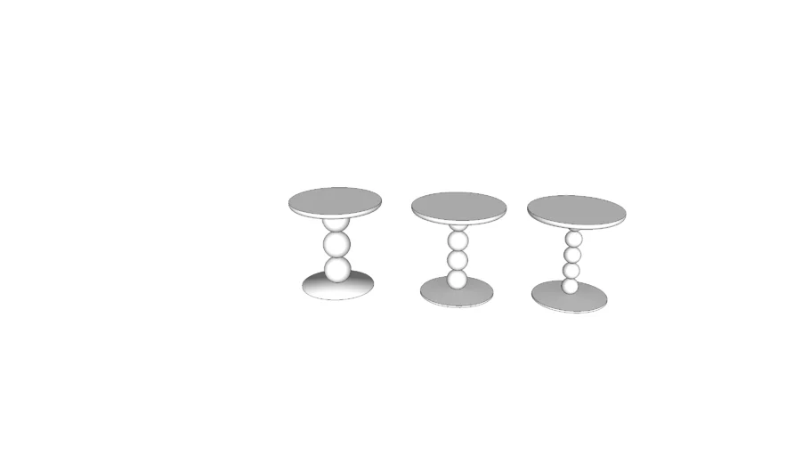 SIDE TABLE BEADS | 3D Warehouse