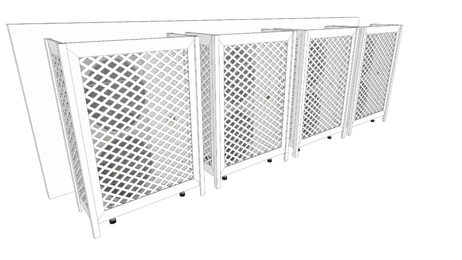 Condensador doble de Aire Acondicionado, air conditioner