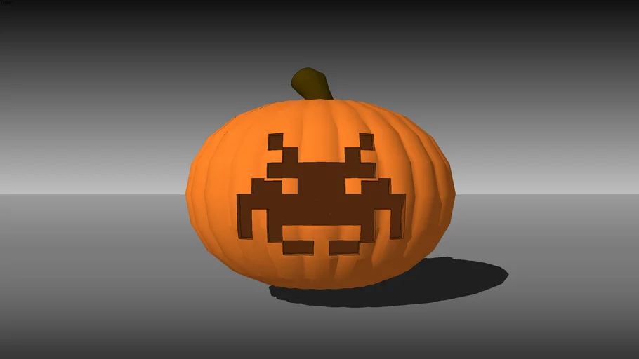 space invaders jack-o’-lantern - pumpkin - 2011 competition