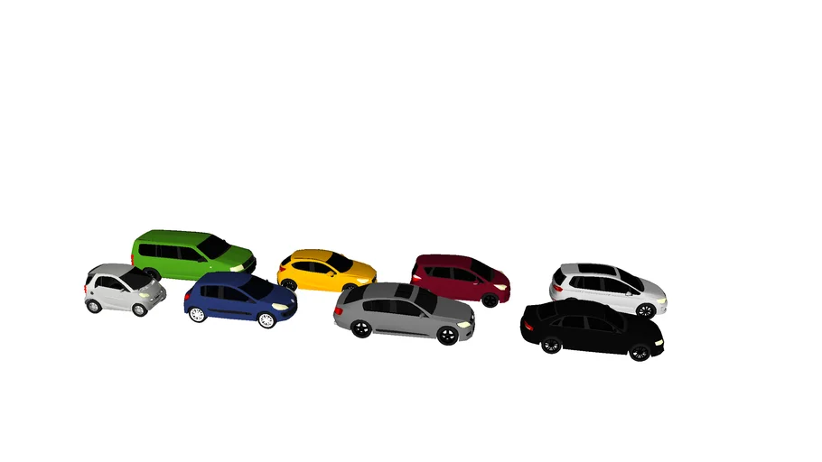 Carros Básicos (V-Ray Ready)