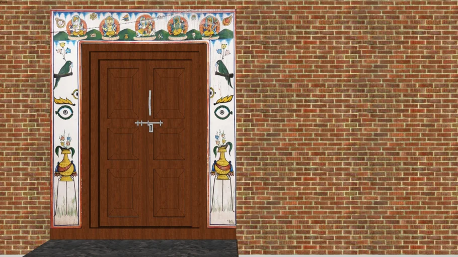 Newari main door