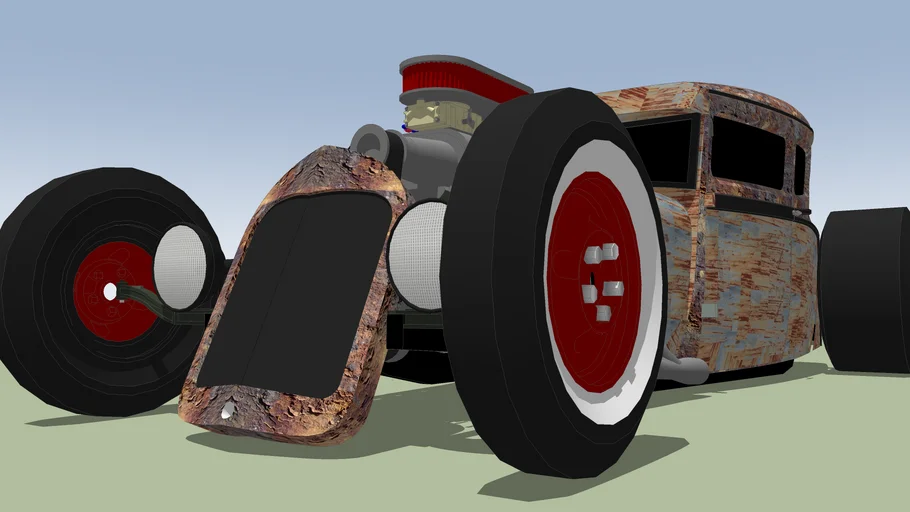 Ford Model A Rat Rod Rusty