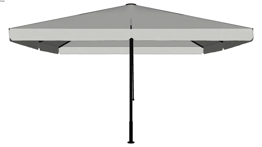 Macsymo 300 x 400 cm volants  Symo Parasols