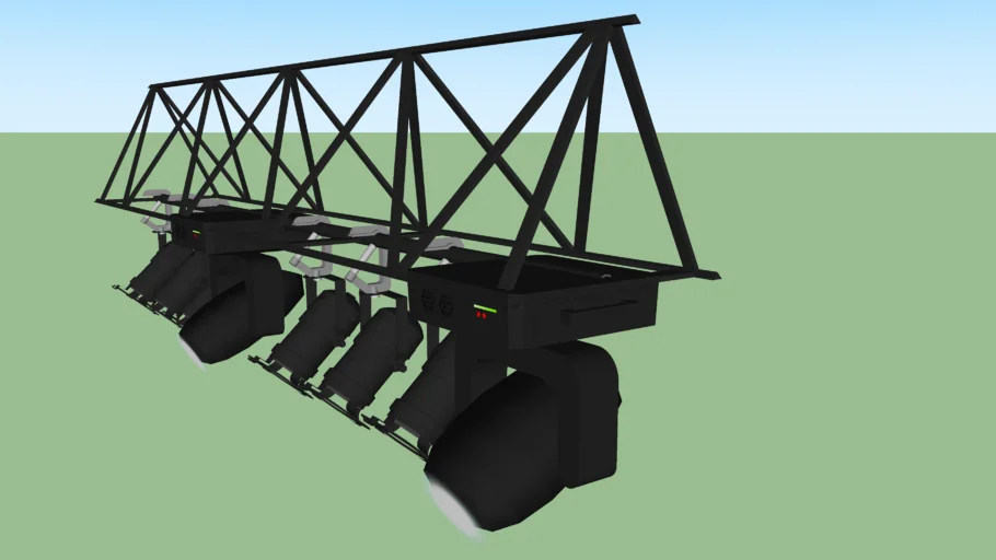 Stage Truss with Lights