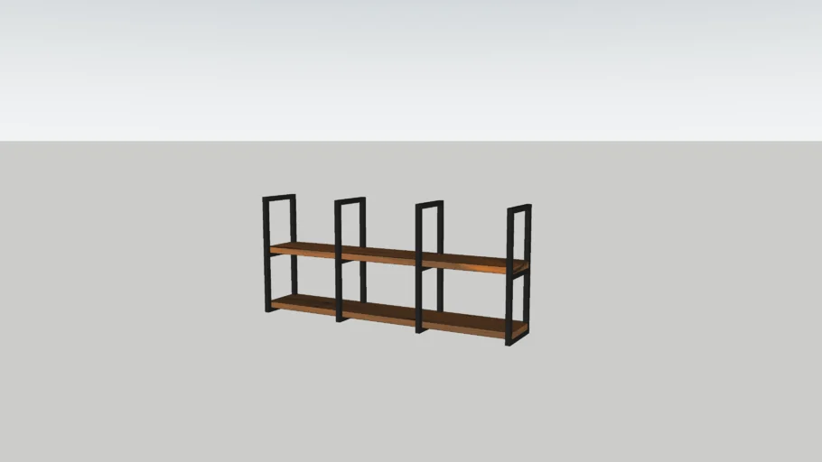 REPISA FIERRO MADERA 180X80X33