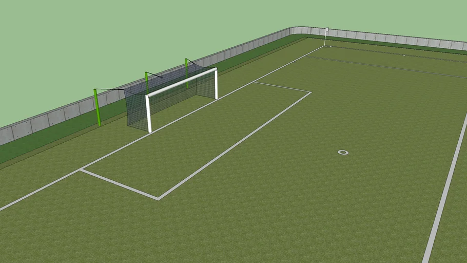 Football pitch template