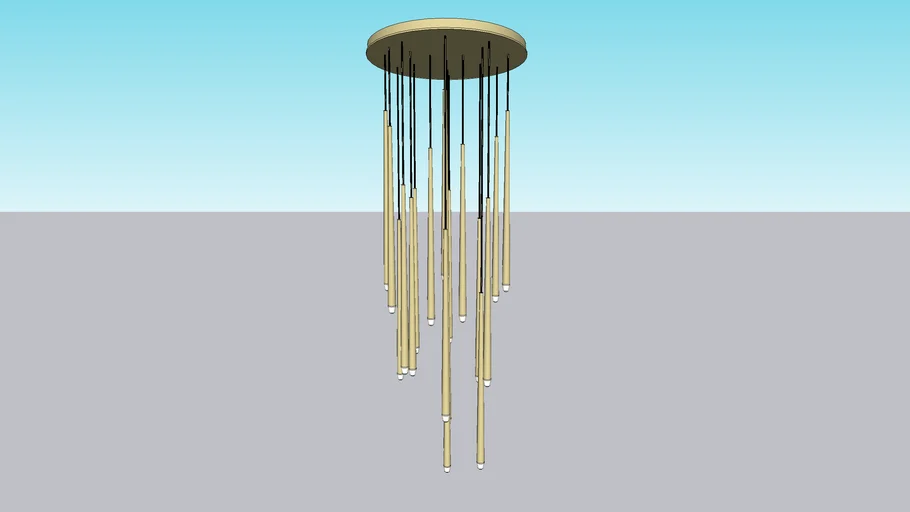 AQUITAINE ROUND CHANDELIER 30"