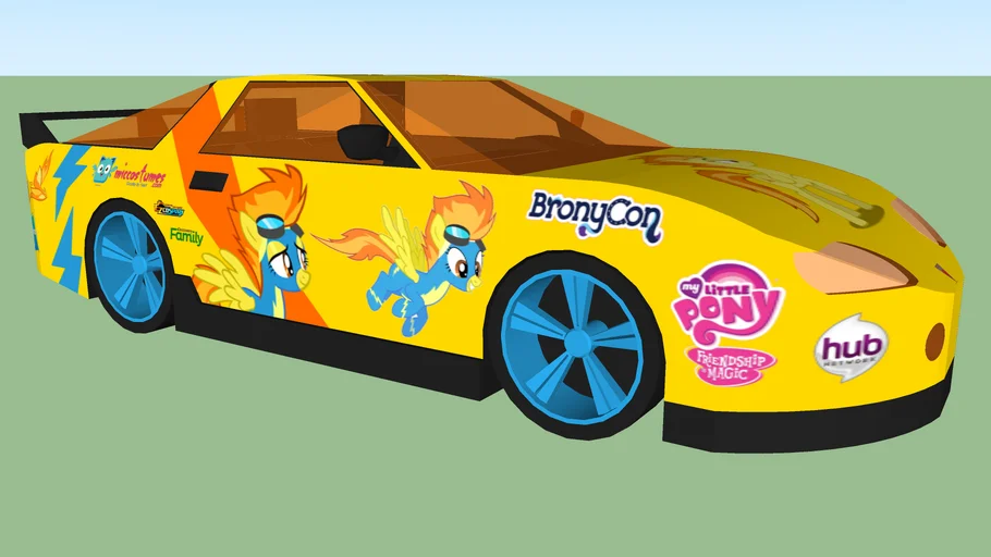 MLP FIM Spitfire Car | 3D Warehouse