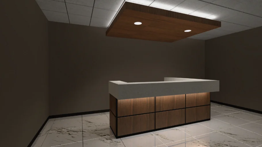 Reception desk