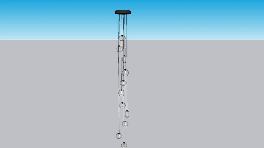 20' Staircase Chandelier