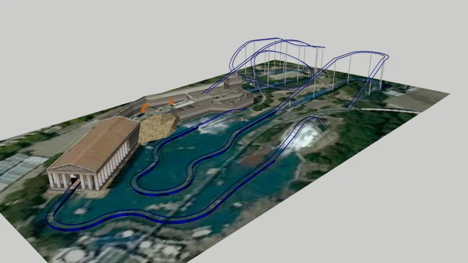 Wasserachterbahn Poseidon Europapark (v1.0)