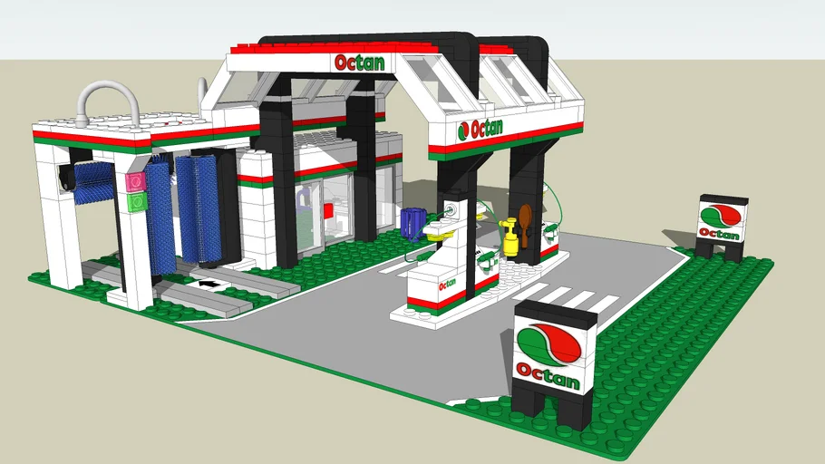 LEGO Octan Gas Station