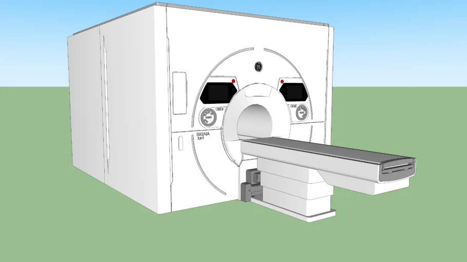 MRI 7,0 Tesla GE Signa 7,0 T 70cm upgrade | 3D Warehouse