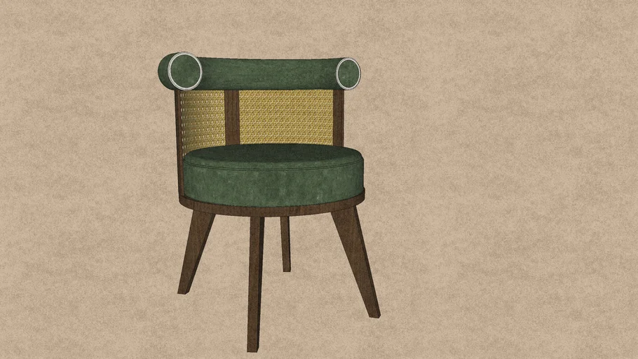 RATTAN DINING CHAIR