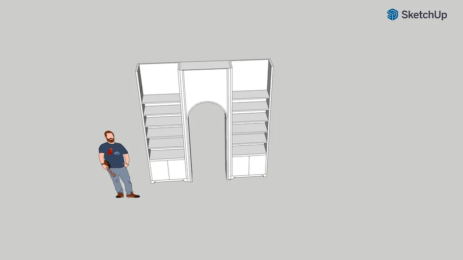 Archway Shelf Unit