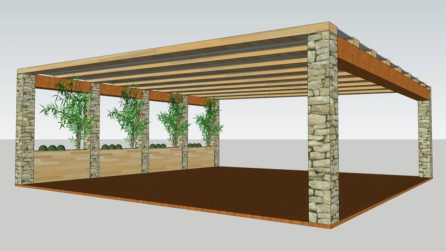 Porche moderno de entrada (Modern entrance porch)